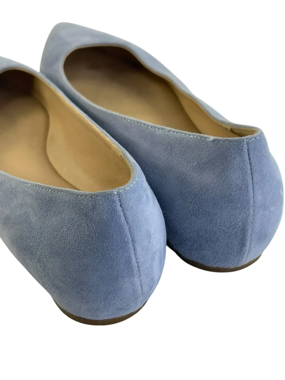 M.Gemi Essato Suede Blue ballet flats pointy toe size 38.5 / 8